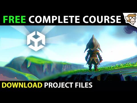 Learn Unity Beginner/Intermediate 2026 (FREE COMPLETE Course - Unity Tutorial) thumbnail