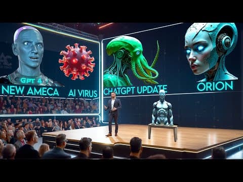AI Shocks the World: Synthetic Humans, New Ameca, Orion, Time Machine, Jarvis… (October News) thumbnail