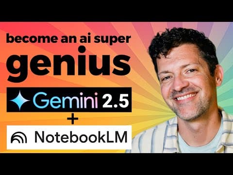 3 NotebookLM + Gemini 2.5 Workflows To GROW Your Brain thumbnail