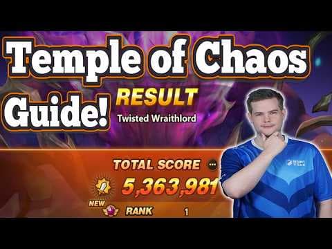 5.3Mill! Rank 1! Temple of Chaos Guide by Seiishizo! Summoners War thumbnail