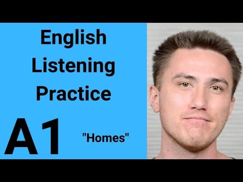 A1 English Listening Practice - Homes thumbnail