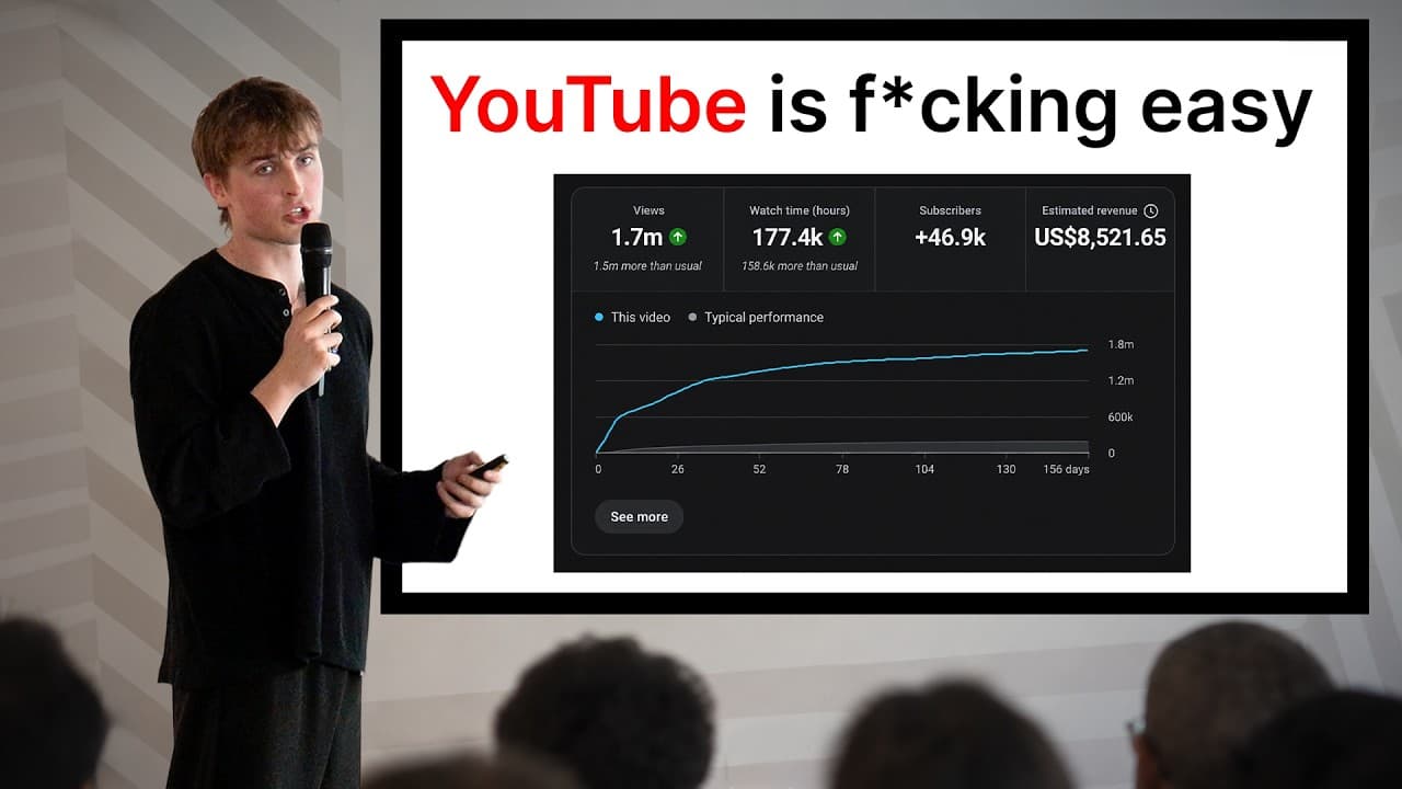 YouTube video player