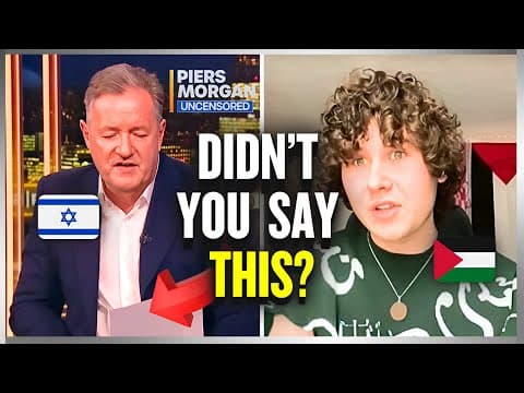 Watch Hamas Activists Face When Piers Morgan Reads His Antisemitic Remarks Live On-Air thumbnail
