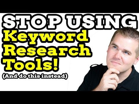 Stop Using Keyword Research Tools (And do this instead!) thumbnail