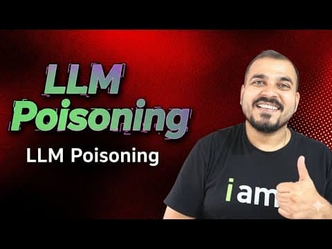 What Is LLM Poisoning? Interesting Break Through thumbnail