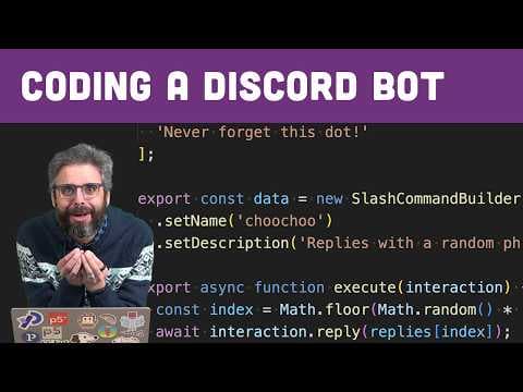 I made a Discord Bot that says Choo Choo thumbnail