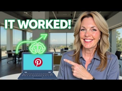 How I Use AI to Grow Fast on Pinterest (No Guesswork) thumbnail