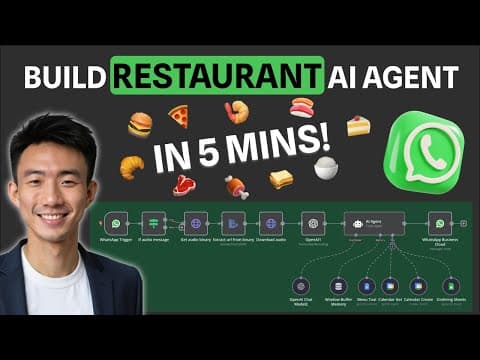 Build Your Restaurant AI Agent in 5 minutes (Steal This Template!) thumbnail