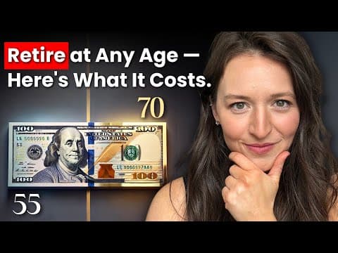 Retire at 55, 60, 65, or 70? Here’s EXACTLY How Much You Need (Based on Real Spending Data) thumbnail
