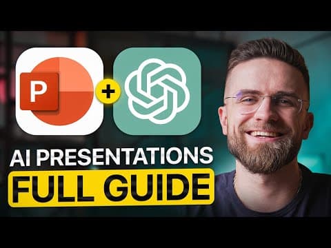How to Create Presentations with AI n 2026! (Full Guide for Beginners) thumbnail