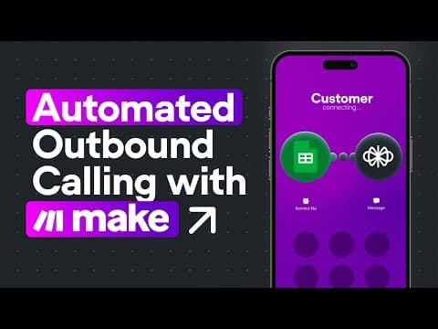 AI automated outbound calling [Step-by-step Voiceflow tutorial] thumbnail