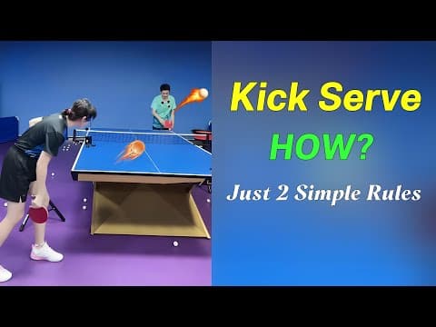 How to Serve a KICK Sidespin Topspin (2 Simple Rules) thumbnail
