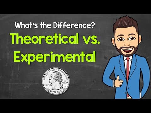 Theoretical vs. Experimental Probability | What's the Difference? | Math with Mr. J thumbnail
