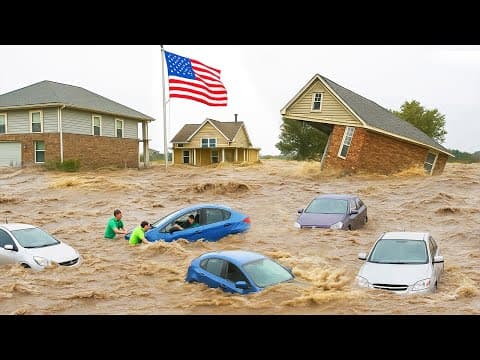CHAOS in Texas! Terrifying Flash Floods Turn Streets to Rivers – Cars Swept Away, Homes Underwater thumbnail