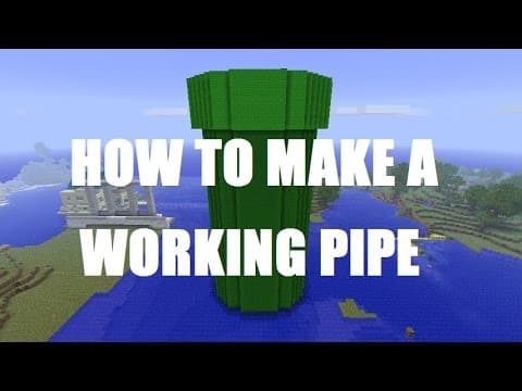 How to Make an Item Delivering Pipe in Vanilla Minecraft (All Versions) thumbnail