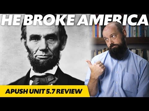 The Election of 1860 and SECESSION [APUSH Review Unit 5 Topic 7] Period 5: 1844-1877 thumbnail
