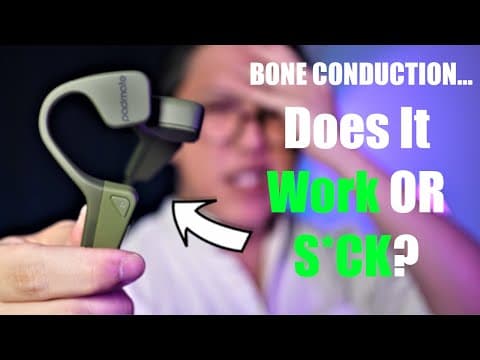 Do Bone Conduction Headphones REALLY WORK? 🤔 Padmate S30 REVIEW thumbnail
