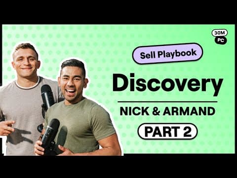 How to Structure The Perfect Discovery Call (Sell Playbook) thumbnail