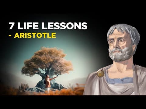 7 Life Lessons From Aristotle (Aristotelianism) thumbnail