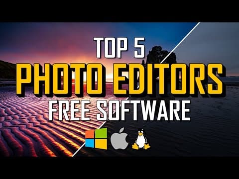 What Are the Best Free Photo Editing Software Options? thumbnail