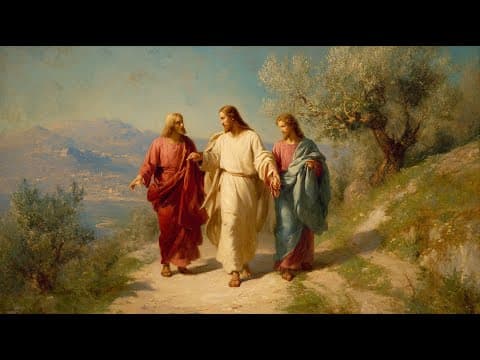 Come and learn; Jesus explains the Way on the road thumbnail