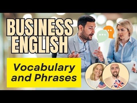 Business English Phrases: Episode #1 - 5 Important Business English Expressions for Professionals thumbnail
