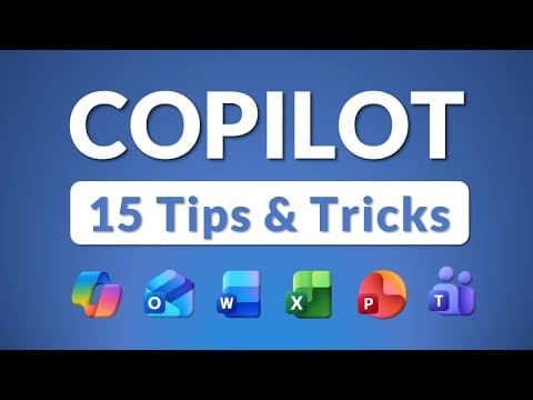15 Microsoft Copilot Tips & Tricks You Should Be Using (2026) thumbnail