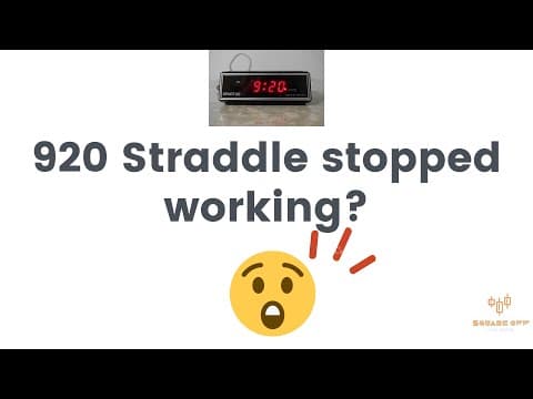 Is the 920 short straddle strategy stopped working? thumbnail