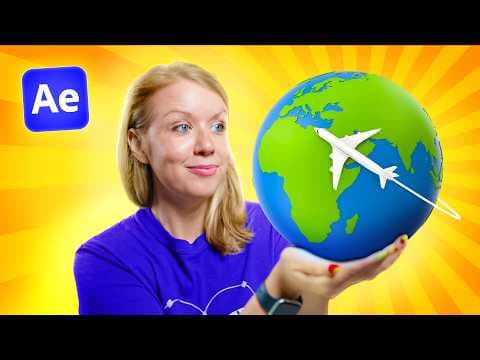 Easy 3D Map Animation for Beginners in After Effects! thumbnail