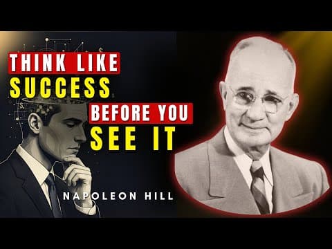 How To Think Like Success Before You See It | Napoleon Hill thumbnail