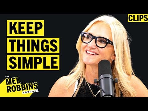 5 Simple Steps To Effectively Execute Your Evening Routine  | Mel Robbins Podcast Clips thumbnail