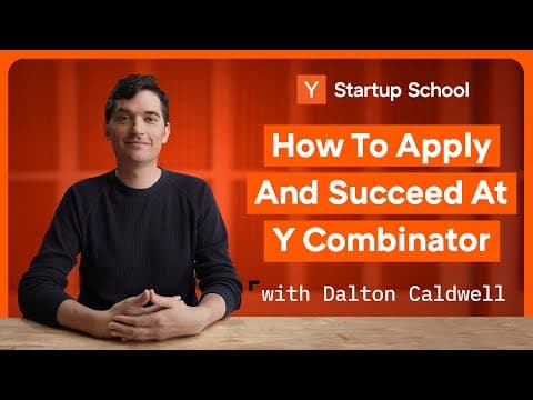 How to Apply to Y Combinator for Startup Success thumbnail