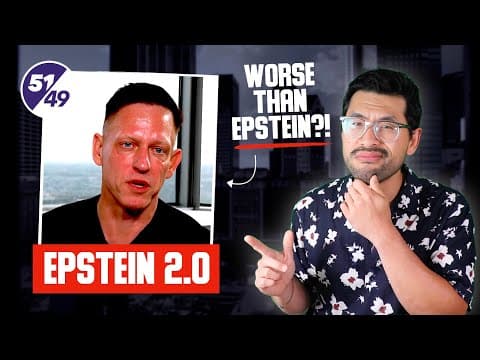 Is Peter Thiel the NEW Jeffrey Epstein?! thumbnail