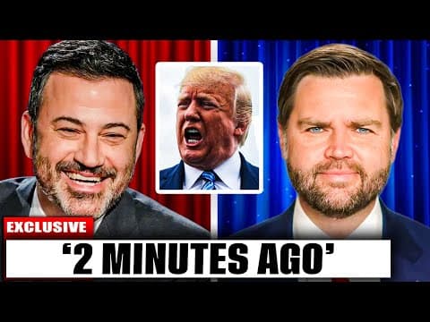Trump LOSES IT After Jimmy Kimmel DESTROYED JD Vance on LIVE TV thumbnail