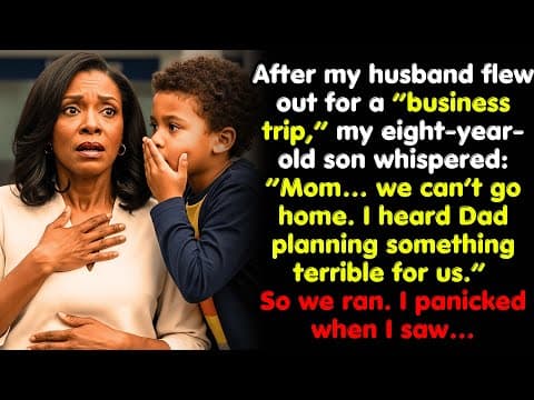 My eight-year-old son whispered, “Mom, don’t go home!” So we ran, because… thumbnail
