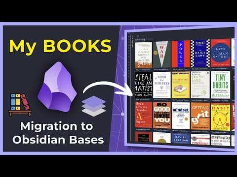 Obsidian Bases: My Bookshelf Migration - Part 03 thumbnail