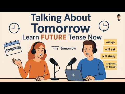How to Talk About the FUTURE in English | Learn Future Tense NOW | English Conversation Practice thumbnail