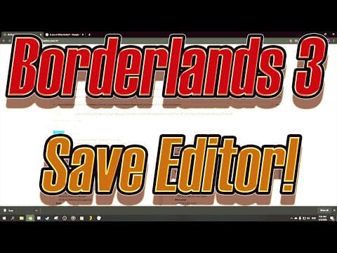 Borderlands 3: Online Save Editor Tutorial & Walkthrough! thumbnail