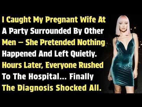 I Caught My Pregnant Wife At A Party Surrounded By Other Men — She Pretended Nothing… thumbnail