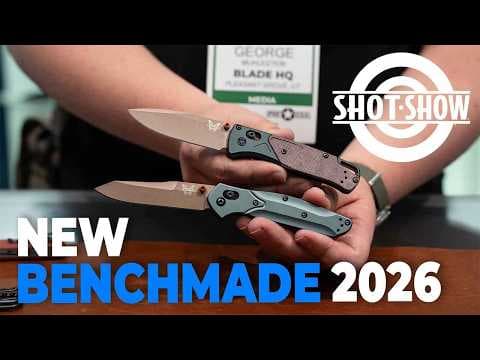 New Benchmade Knives | Shot Show 2026 thumbnail