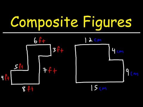 How to Find the Area of Composite Figures Using Rectangles thumbnail