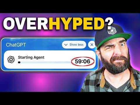 AI NEWS: Can ChatGPT's Agent Do Everything For You Now? thumbnail