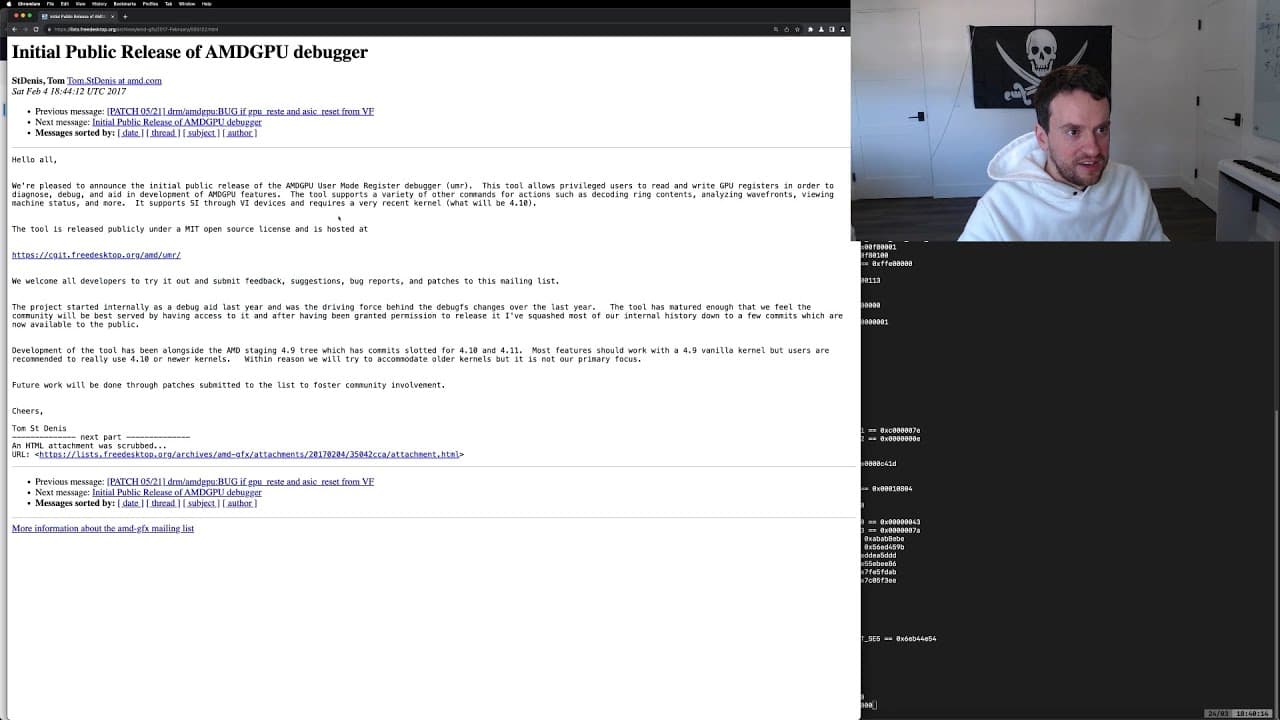 YouTube video player