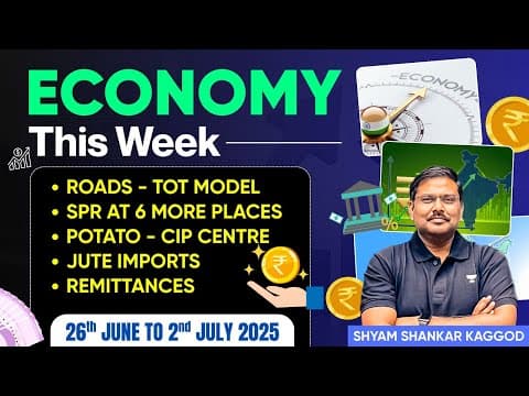 Economy This Week: Weekly Current Affairs for UPSC Prelims & Mains 2025–26 | Shyam Kaggod | IAS Exam thumbnail