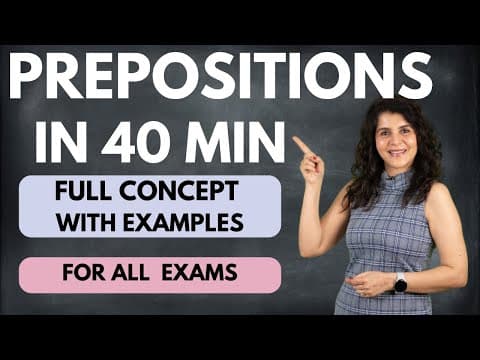 Prepositions In English Grammar With Examples | Use of Prepositions| English Grammar Lesson|ChetChat thumbnail