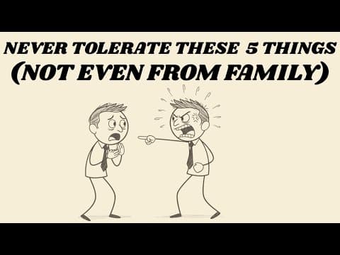 5 Types of Disrespect You Should Never Forgive (NOT EVEN FROM FAMILY) thumbnail