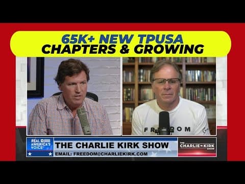Frank Turek with Tucker Carlson on the Charlie Kirk Show thumbnail