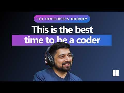 This is the best time to be a coder - Hitesh Choudhary | The Developer's Journey Episode 7 thumbnail