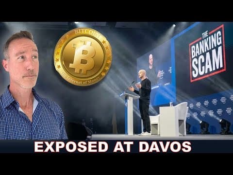 Coinbase CEO Exposes The Bank Scam At Davos. thumbnail