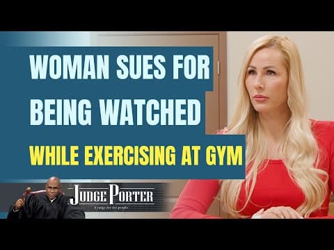 Woman Sues For Being Watched While Working Out. thumbnail